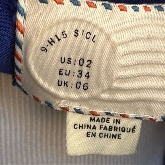 Anthropologie Postmark Blue Swiss Dot Sleeveless Blouse 2 - Picture 5 of 6